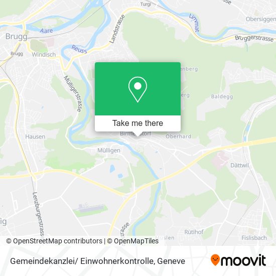 Gemeindekanzlei/ Einwohnerkontrolle map