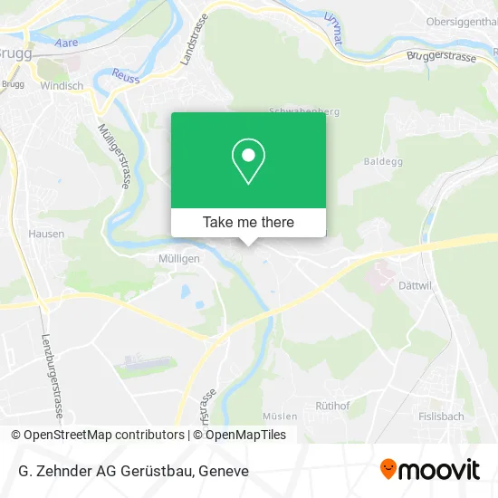 G. Zehnder AG Gerüstbau map