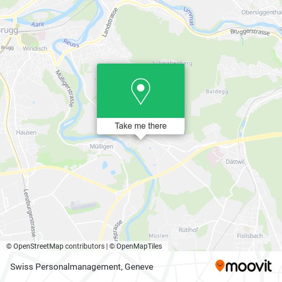 Swiss Personalmanagement map