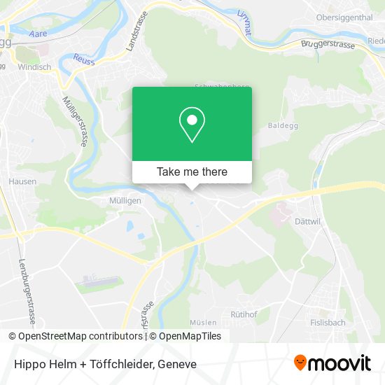 Hippo Helm + Töffchleider map