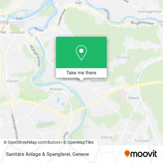 Sanitäre Anlage & Spenglerei map