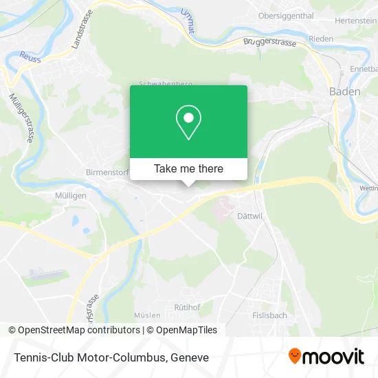 Tennis-Club Motor-Columbus map