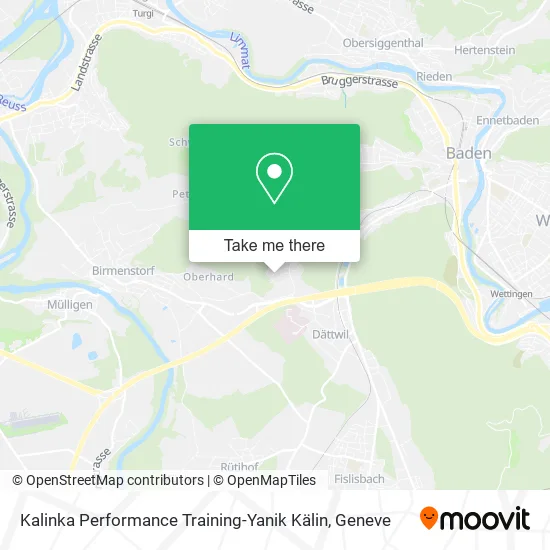 Kalinka Performance Training-Yanik Kälin map