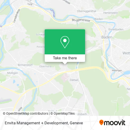 Envita Management + Development map