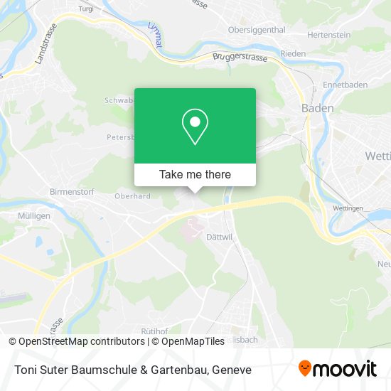 Toni Suter Baumschule & Gartenbau map