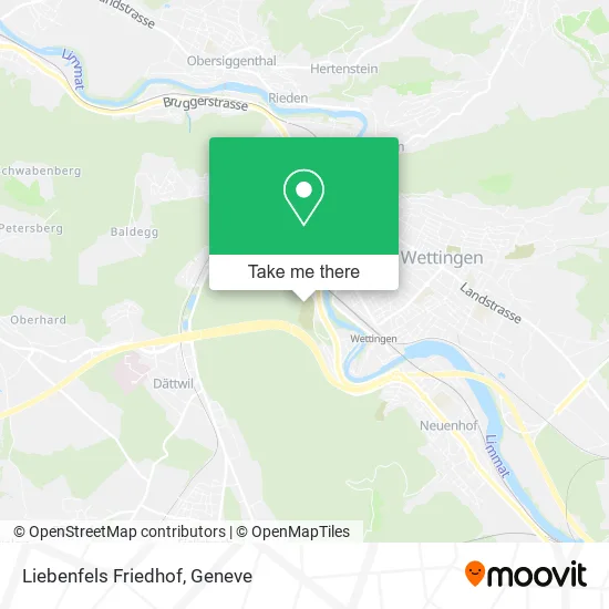 Liebenfels Friedhof map