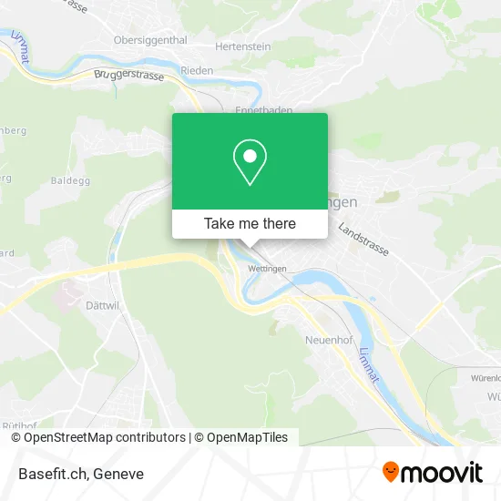 Basefit.ch map