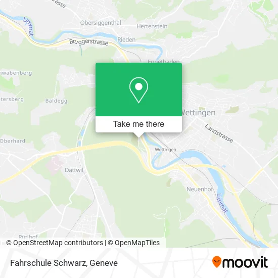 Fahrschule Schwarz map