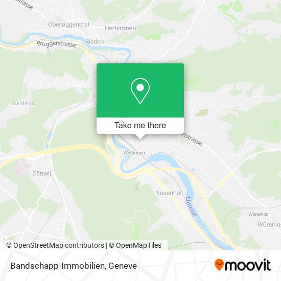 Bandschapp-Immobilien map