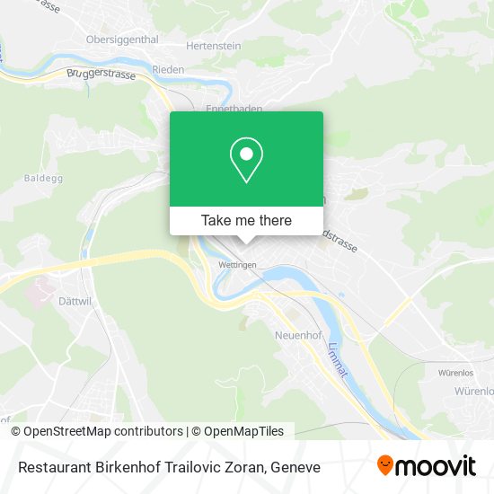 Restaurant Birkenhof Trailovic Zoran map