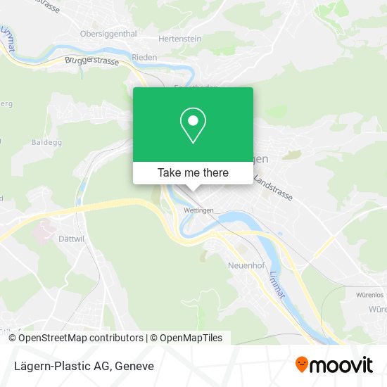 Lägern-Plastic AG map