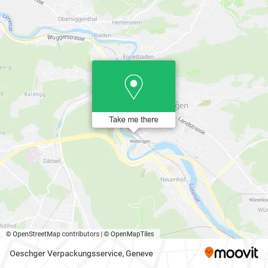 Oeschger Verpackungsservice map