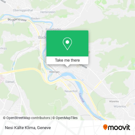 Nesi Kälte Klima map