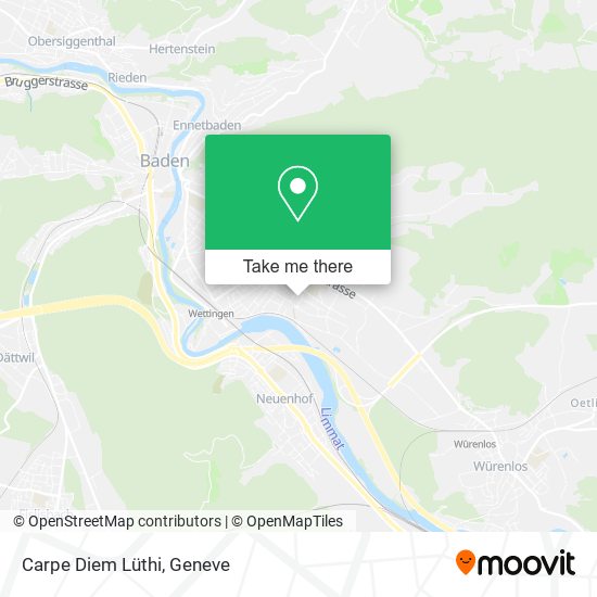 Carpe Diem Lüthi map