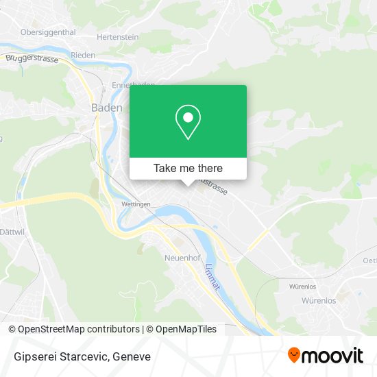 Gipserei Starcevic map