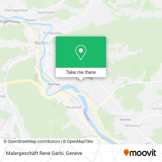 Malergeschäft René Garbi map