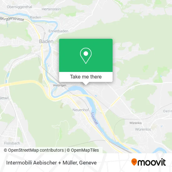 Intermobili Aebischer + Müller map
