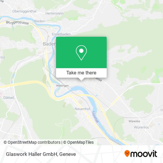 Glaswork Haller GmbH map