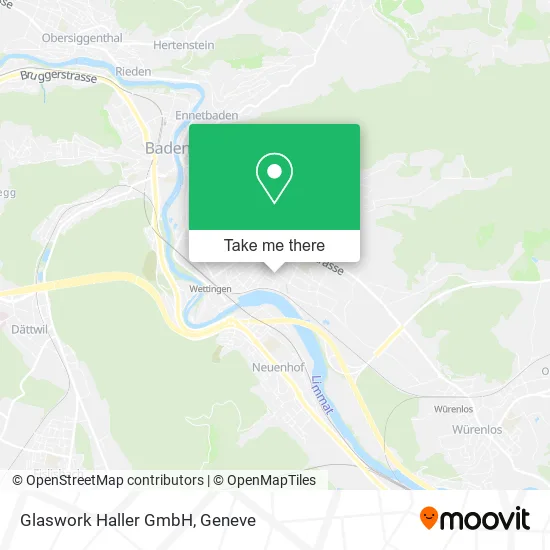 Glaswork Haller GmbH map