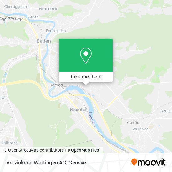 Verzinkerei Wettingen AG map