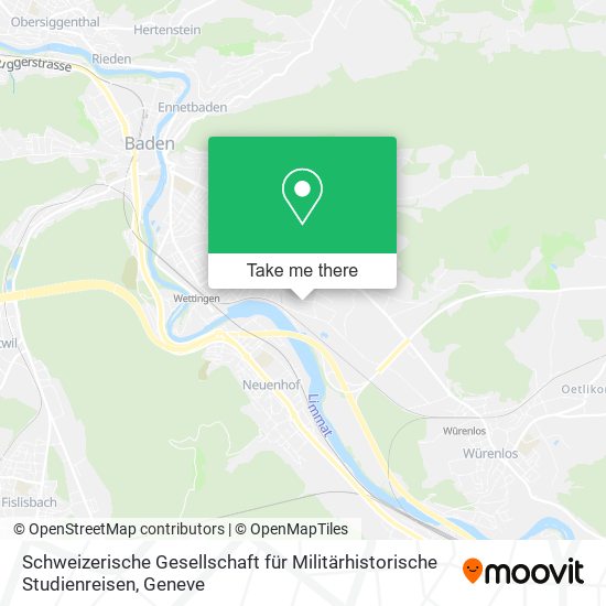 Schweizerische Gesellschaft für Militärhistorische Studienreisen map