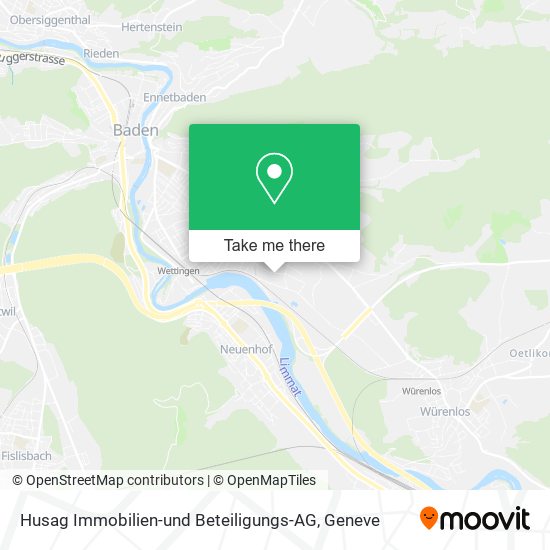 Husag Immobilien-und Beteiligungs-AG map