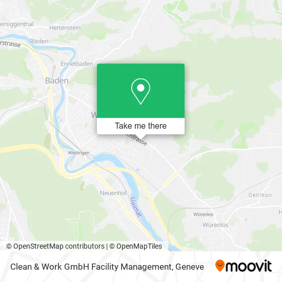 Clean & Work GmbH Facility Management map