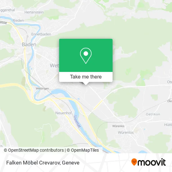 Falken Möbel Crevarov map