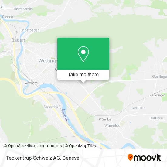 Teckentrup Schweiz AG map