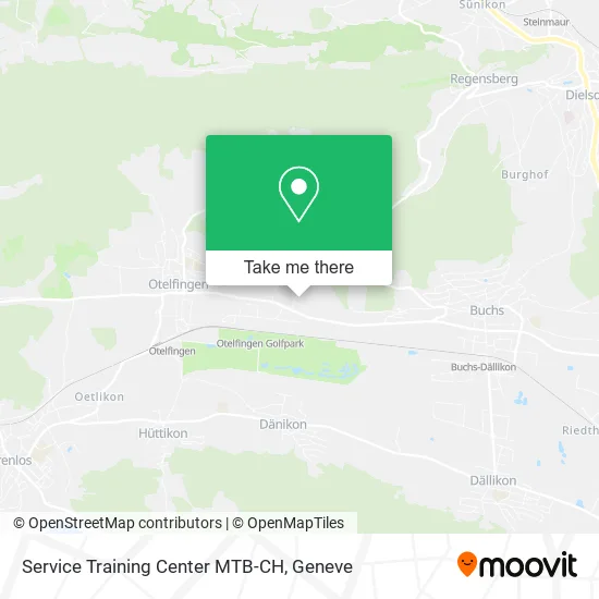 Service Training Center MTB-CH map