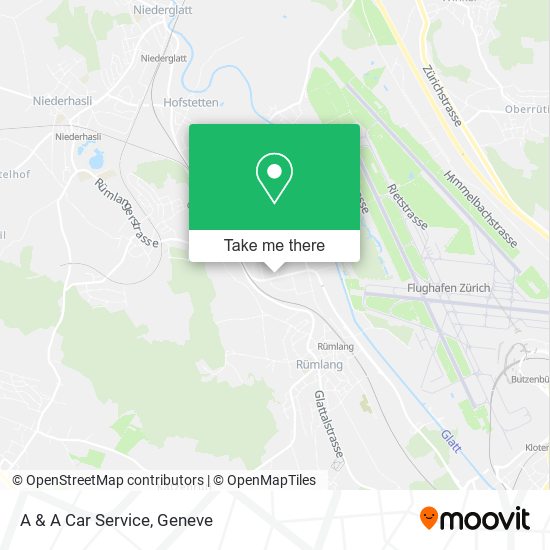 A & A Car Service map