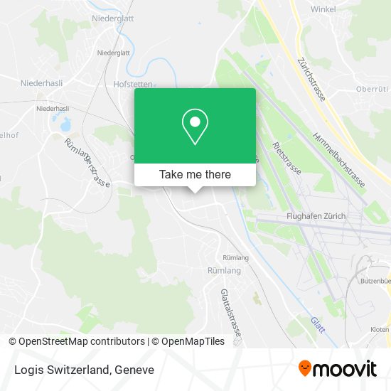 Logis Switzerland map