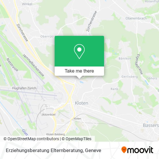 Erziehungsberatung Elternberatung map