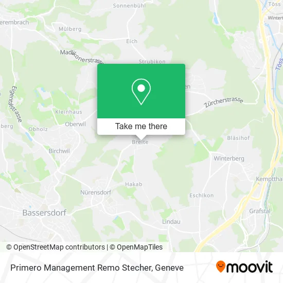 Primero Management Remo Stecher map