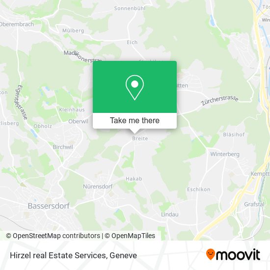 Hirzel real Estate Services map