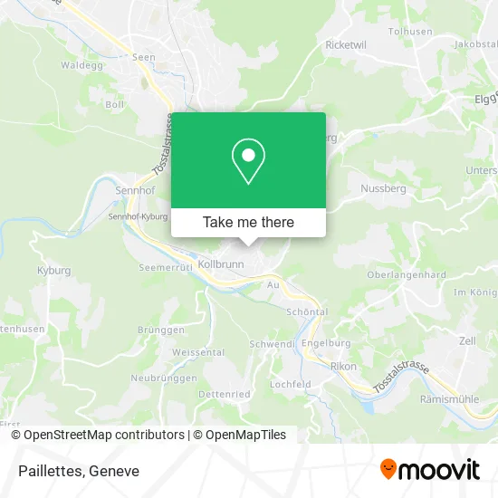 Paillettes map