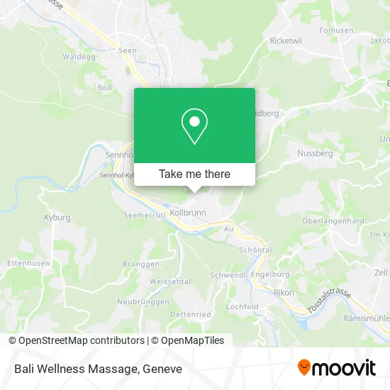 Bali Wellness Massage map