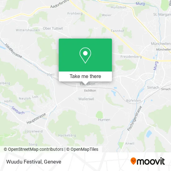 Wuudu Festival map