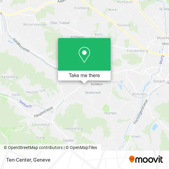 Ten-Center map