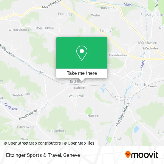 Eitzinger Sports & Travel map