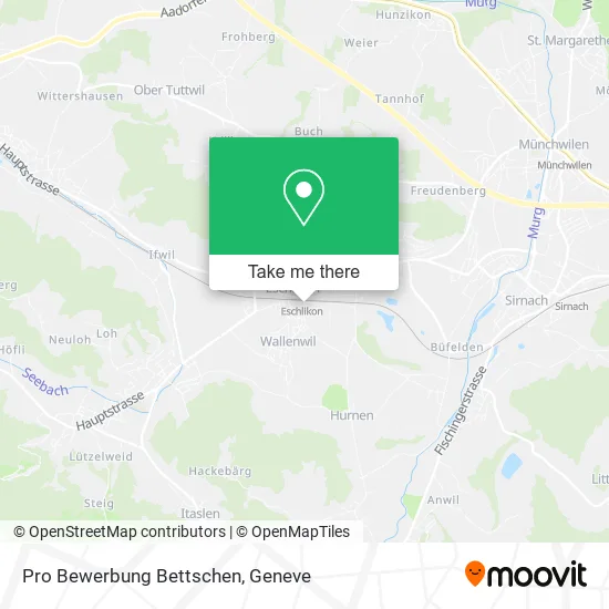 Pro Bewerbung Bettschen map