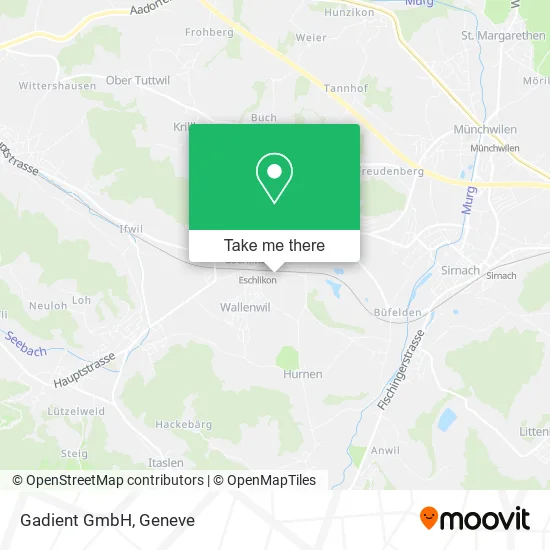Gadient GmbH map