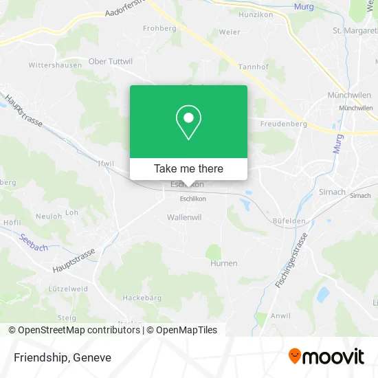 Friendship map