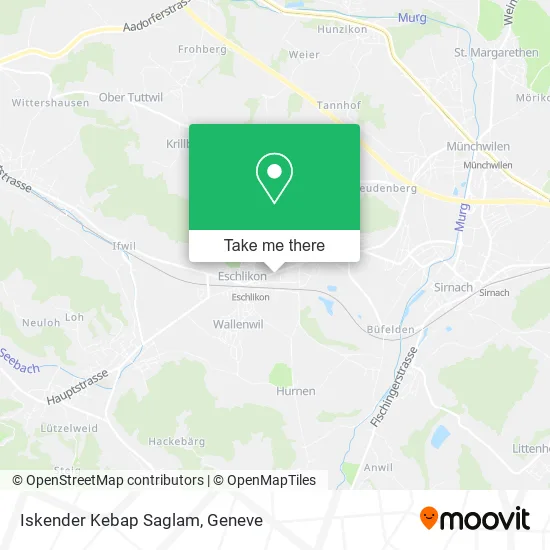 Iskender Kebap Saglam map