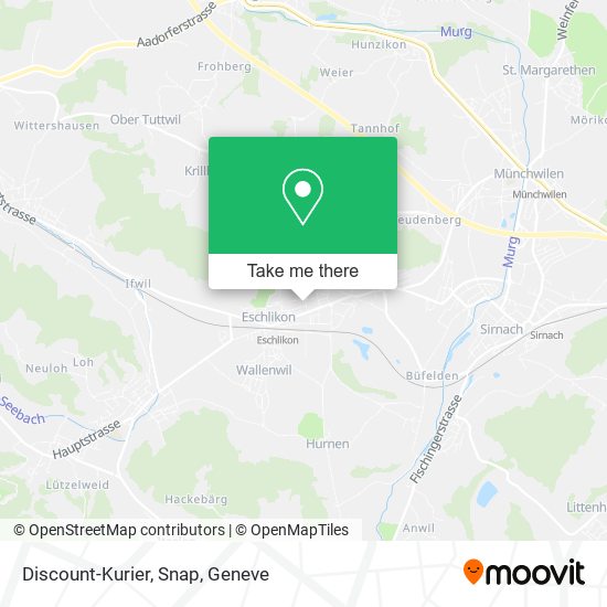 Discount-Kurier, Snap map