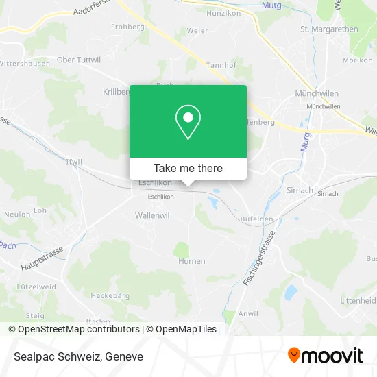 Sealpac Schweiz map