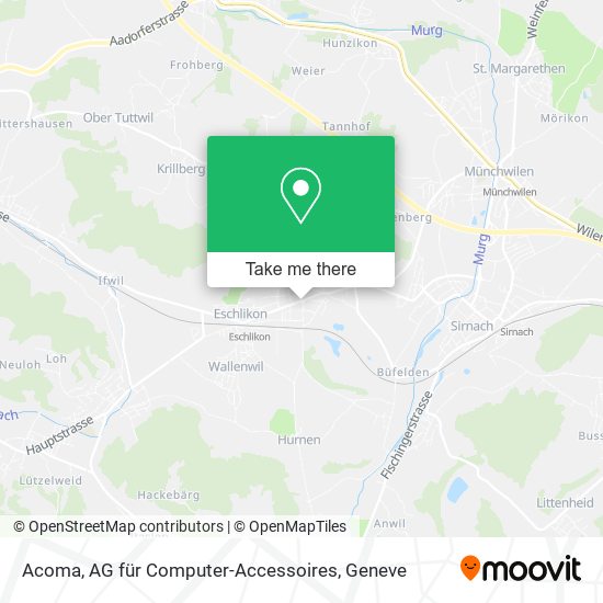Acoma, AG für Computer-Accessoires Karte