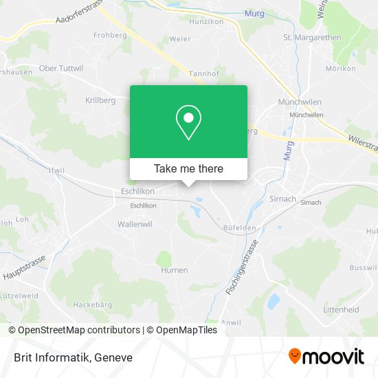 Brit Informatik map