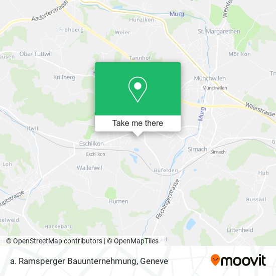 a. Ramsperger Bauunternehmung map