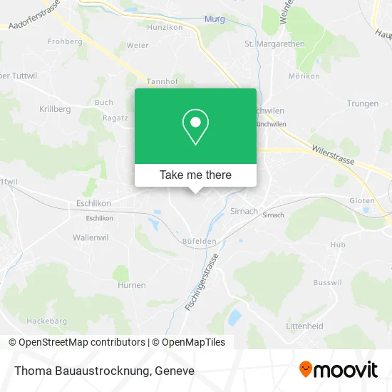 Thoma Bauaustrocknung map